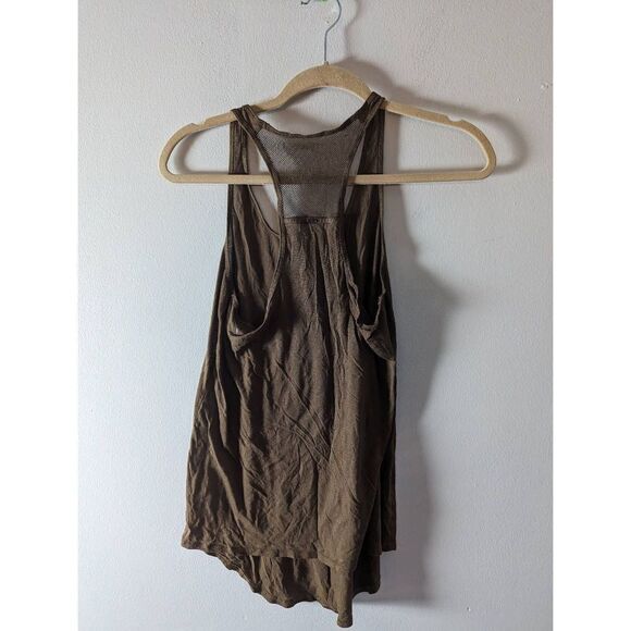 9/15 Exclusively For Saks Fifth Avenue 'Olive Green' Scoopneck Tank Size Small - Picture 3 of 5